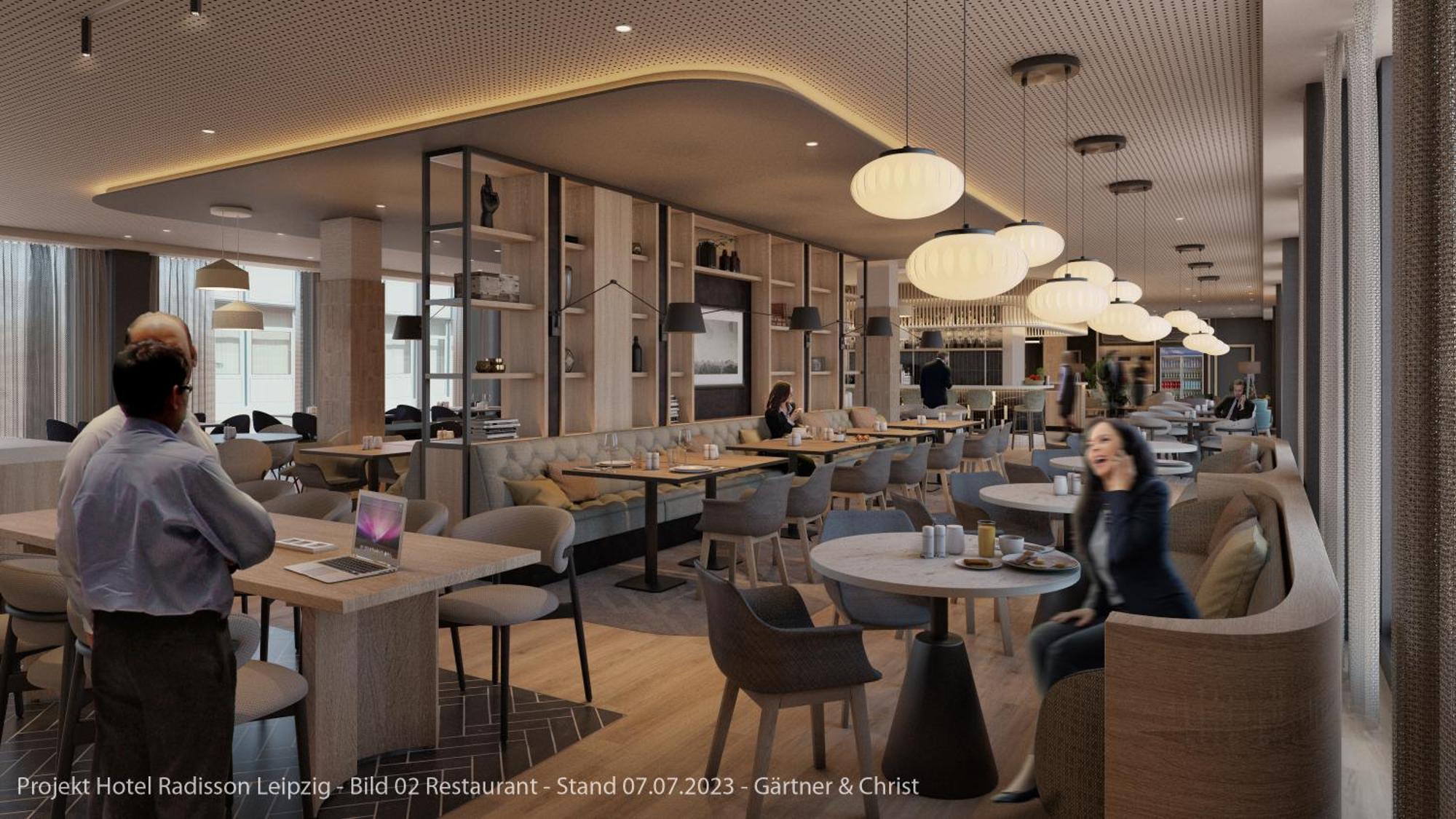 Radisson Hotel Leipzig Ngoại thất bức ảnh